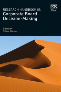 Research Handbook on Corporate Board Decision-Making by Oliver Marnet (Hardback)