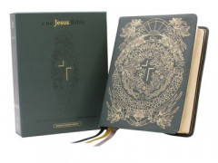 The Jesus Bible Artist Edition, ESV, Genuine Leather, Calfskin, Green, Limited Edition by Passion Publishing