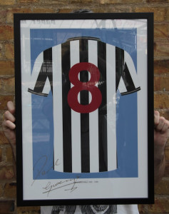Newcastle United 'Gazza' Art Print signed by Paul Gascoigne