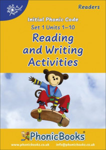 Phonic Books Dandelion Readers Reading and Writing Activities Set 1 Units 1-10 by Phonic Books (Spiral bound)