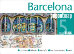 Barcelona PopOut Map by PopOut Maps