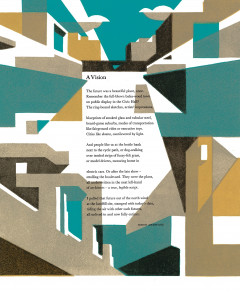 A Vision (Poetry Broadside) by Simon Armitage 