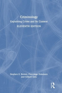 Criminology by Stephen Eugene Brown (Hardback)