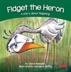 Fidget the Heron by Steve Blakesley