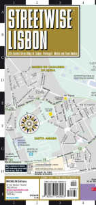 Streetwise Lisbon Map - Laminated City Center Street Map of Lisbon, Portugal
